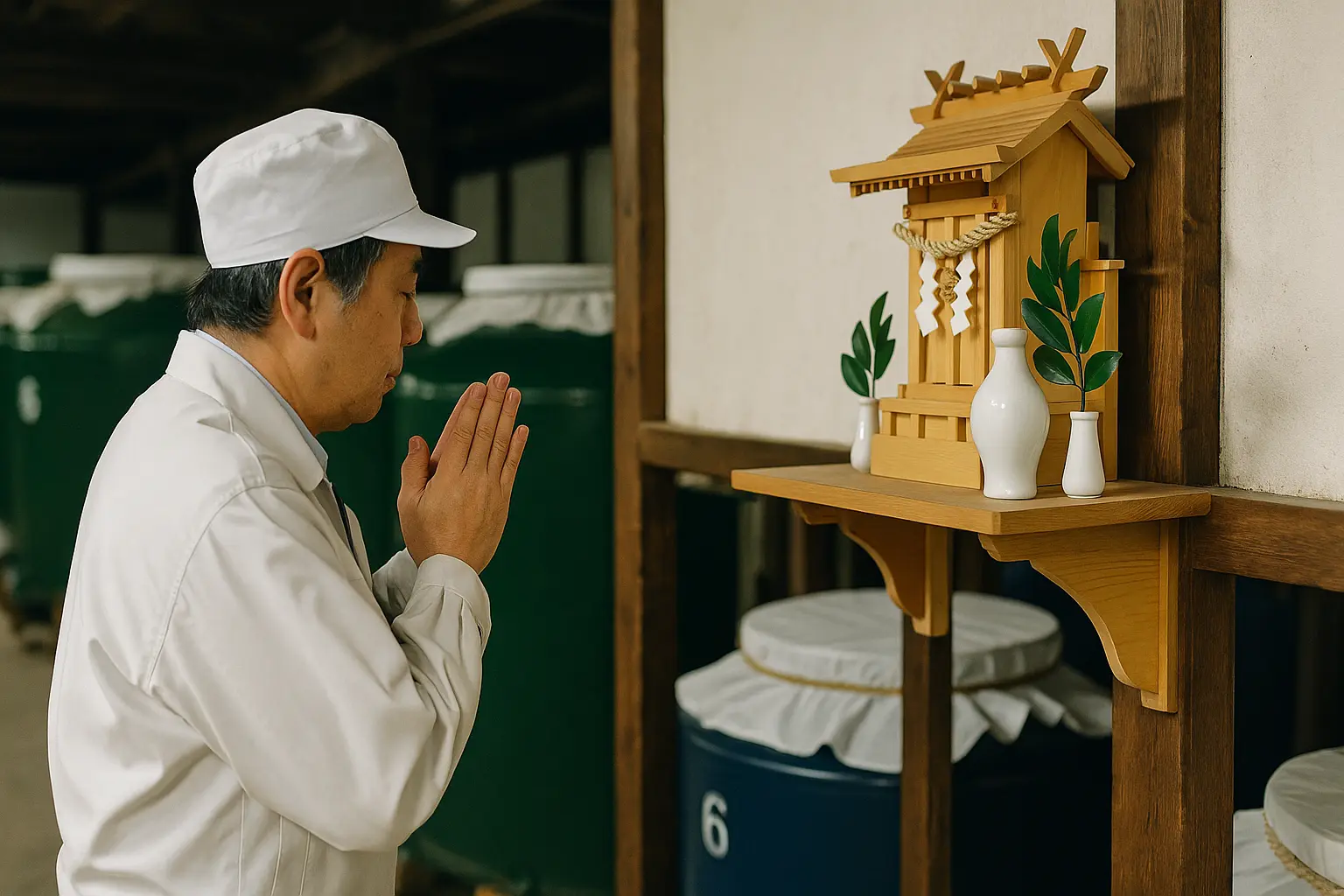 酒窖的神棚与杜氏