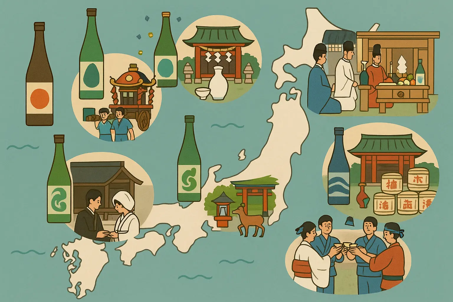 地域神社与地酒